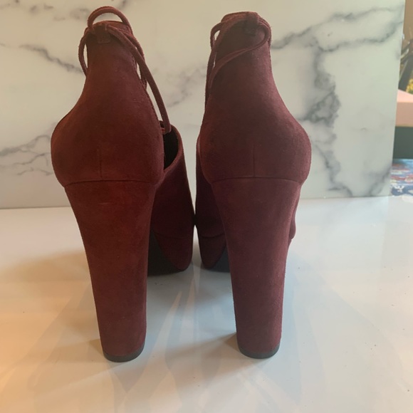 Michael Kors Collection Suede Platform shoes - Picture 6 of 8